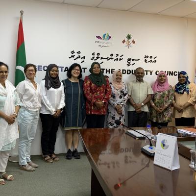 Meeting at Addu City Council