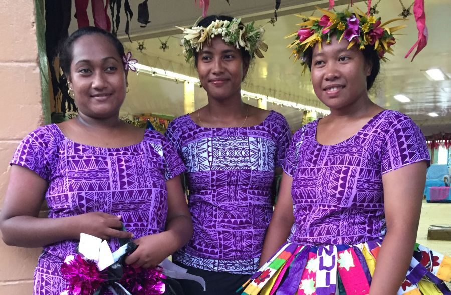 President of Taiwan visiting Princess Margaret Hospital in Funafuti, Tuvalu
